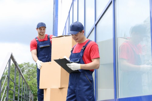 Local removals team preparing for a house move in Fulham