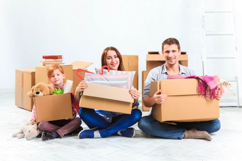 Commercial movers planning a structured relocation for a Fulham company
