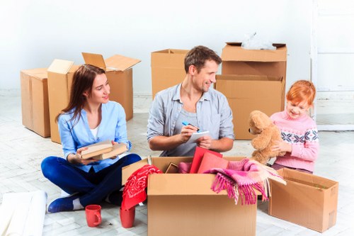Sustainable removal van service in Fulham focusing on charity donations and recycling