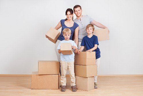 Careful loading of sofas and household furniture for a local Fulham move