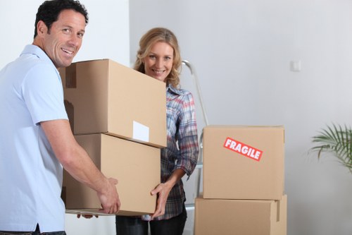 Local removals vehicle supporting a Fulham home or office furniture move